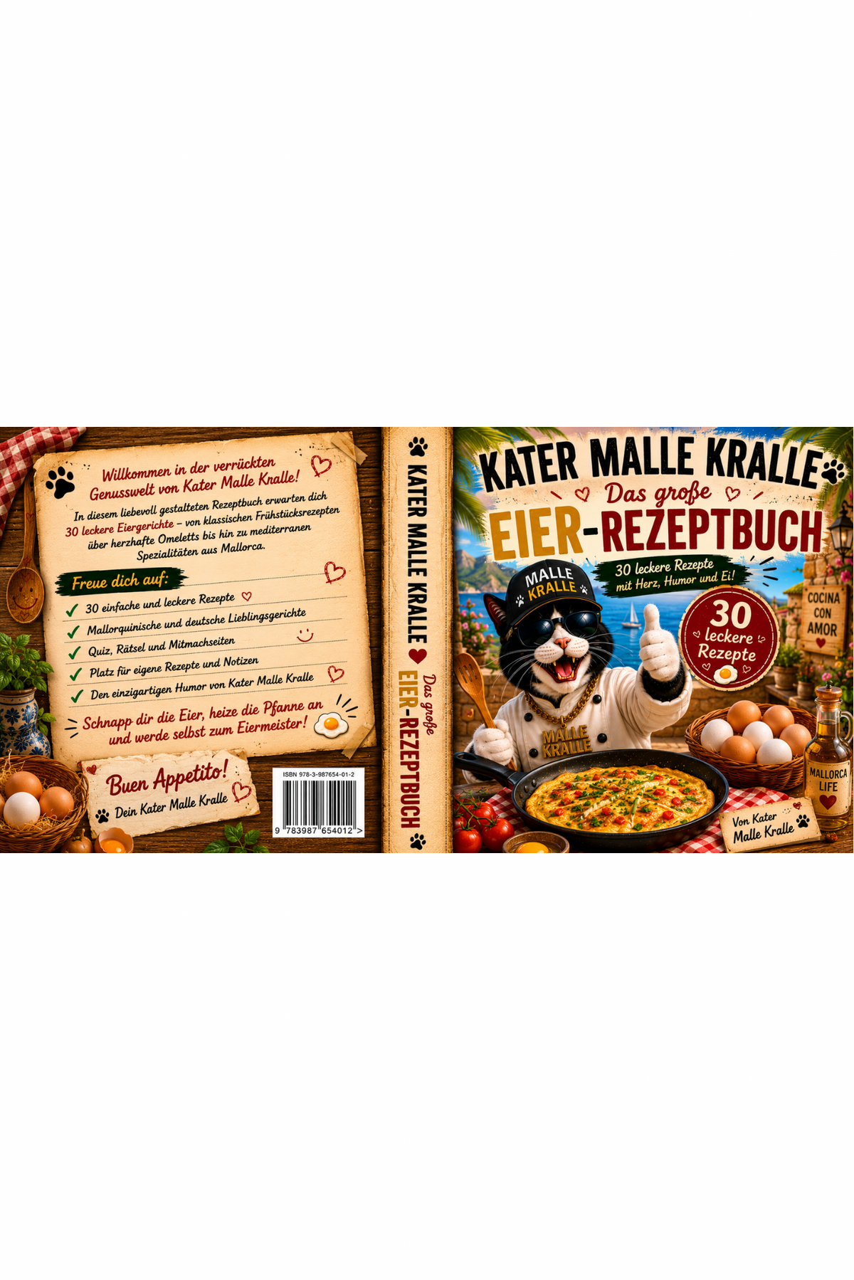 Kater Malle Kralles großes Eier-Rezeptbuch
